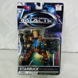 Trendmasters Battlestar Galactica Starbuck Viper Battle Blade Action Figure